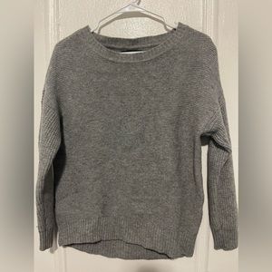 Rag & Bone classic grey wool crewneck sweater